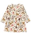 Minymo Dress - White w. Animals