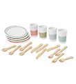 Kids Concept Dinnerware - Bistro - Wood/White