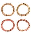 Bandeaux à Cheveux Elastiques Kknekki - 4 Pack - Beige/Rose