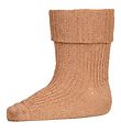 MP Baby Socks - Ida - Brown w. Glitter