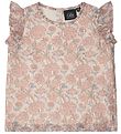 Petit by Sofie Schnoor Top - Ella - Pink w. Flowers