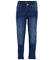 Minymo Byxor - Stretch Slim Fit - Bl Denim