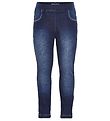 Minymo Jeggings - venytt Slim Fit - Tummansininen