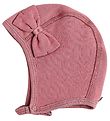 Racing Kids Baby Hat - Dusty Rose w. Bow