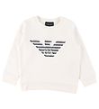 Emporio Armani Sweatshirt - Weiß m. Logo