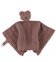 Smallstuff Comfort Blanket - 35x35 cm - Dark Rose Teddy