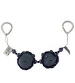 Smallstuff Pram Chain - Knitted - Navy Lion