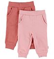 Minymo Pantalon de Jogging - 2 Pack - Canyon Rose