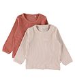 Minymo Bluse - Rib - 2er-Pack - Canyon Rose