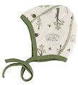 Joha Baby Hat - Wool/Viscose - Green/White w. Motive