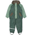 Mikk-Line Rainwear w. Suspenders w. Fleece - PU - Conditioner Gr