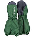 Didriksons Mittens w. Fleece - Shell - Pine Green