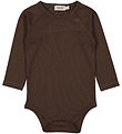 MarMar Bodysuit l/s - Viscose/Polyester - Base Layer - Deep Choc