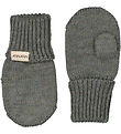 MarMar Mittens - Wool - Knitted - Alvilda - Olive Leaf Melange