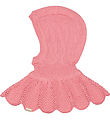 MarMar Balaclava - Wool/Cotton - 2-layer - Knitted - Raspberry