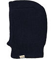 MarMar Balaclava - Wool/Cotton - 2-layer - Knitted - Amaro - Ink