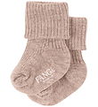 Fanga Fontana Socks - Wool - Rib - Lana - Cameo Rose