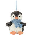 Jellycat Soft Toy - 10x6 cm - Peanut Penguin Decoration