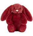 Jellycat Soft Toy - 18x9 - Little Bashful - Redcurrant Bunny