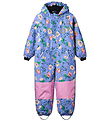 Small flock Snowsuit - Purple delight w. Birds and Flowers