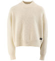 G-Star RAW Bluse - Strick - Zopfmuster - Milch