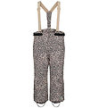 MarMar Ski Pants w. Suspenders - Orla - Leopard