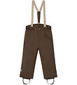 MarMar Ski Pants w. Suspenders - Orla - Deep Chocolate