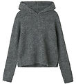 LMTD Blússa - Prjónað - NlfNulo - Dark Grey Melange