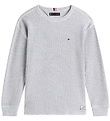 Tommy Hilfiger Bluse - Strick - Light Grey HeatherGREY
