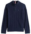 Tommy Hilfiger Zip-Pullover - Dark Nacht Marineblau