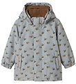 Lil' Atelier Winter Coat - NmmLasnow10 - Ultimate Grey/Airplanes