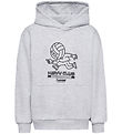 Hummel Kapuzenpullover - HmlJR - Kopfball - Light Grey Melange