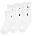 Polo Ralph Lauren Socks - 6- pack - Crew - White