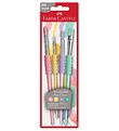 Faber-Castell Pinsel - 4 st. - Pastel