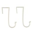 3 Sprouts Hooks For Wall Storage w. Pockets - 2 pcs - White