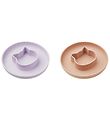 Liewood Assiettes - 2 Pack - Silicone - Gordon - Chat - Light La