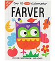 Karrusel Forlag Buch m. Stickers - 150 - Farver - Dnisch