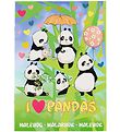 Karrusel Forlag Malbuch - I Love Pandas