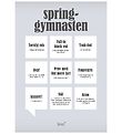Dialægt Poster - 30x42 - Spring-Gymnasten