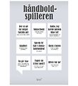 Dialægt Poster - 50x70 - De handbalspeler