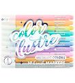 Ooly Markers - Metallic Brush Markers - 10 pcs - Pastel Colours