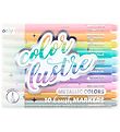 Ooly Tuschen - Metallic Brush Markers - 10 st. - Pastellfarben