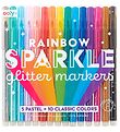 Ooly Markers - Rainbow Sparkle - 15 pcs - Multicolour