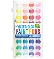 Ooly Watercolours w. Brush - Paint Pods - 36 pcs - Multicoloured