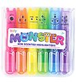 Ooly Mini Textmarker m. Duft - Monster - 6 st.