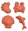 Scrunch Sand Molds - 4 pcs - Silicone - Rust