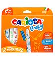 Carioca Baby Markers - 12 pcs - Multicoloured