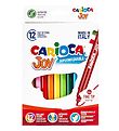 Carioca Fine Tip Markers - 12 pcs - Multicoloured