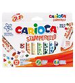 Carioca Stamp Markers - 12 pcs - Multicoloured