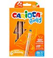 Carioca Baby Frgpennor - 3-i-1 - 6 st - Flerfrgad